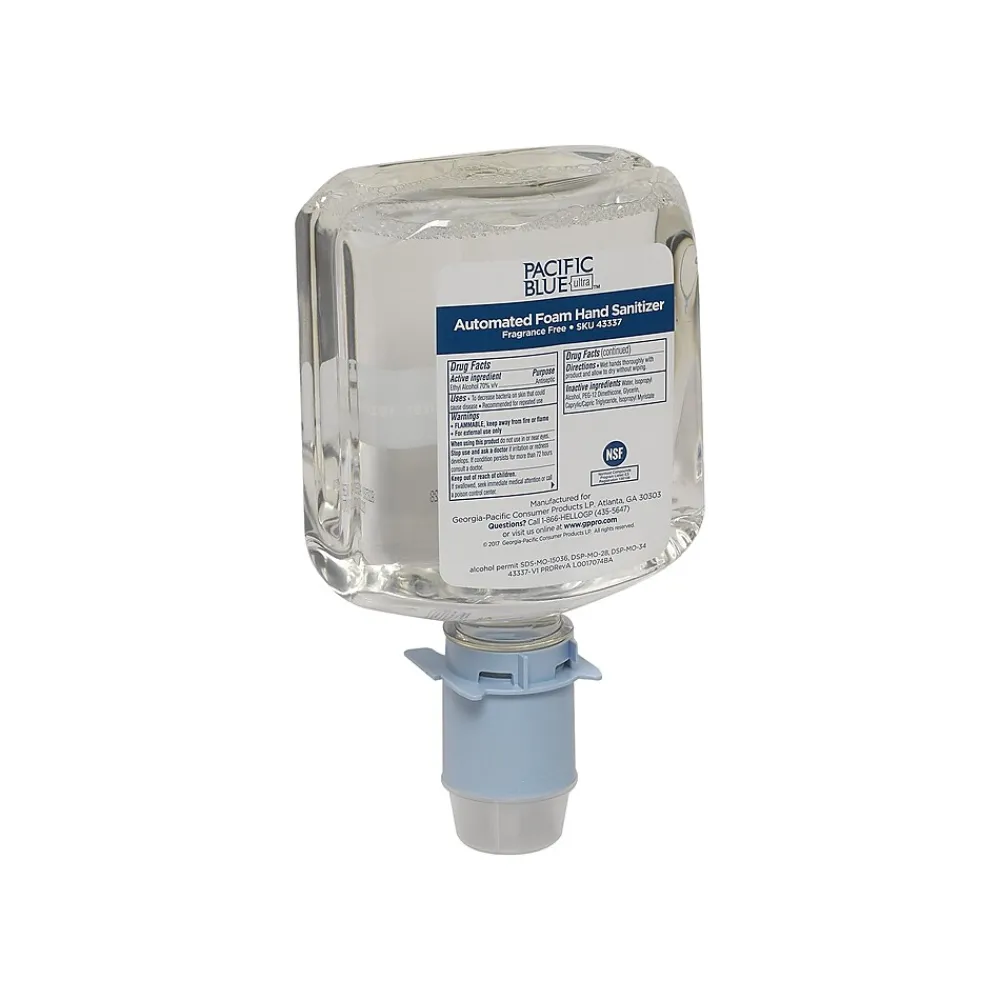 Pacific Blue Foaming Hand Sanitizer Dispenser Refill, 3/Carton (43337)<Pacific Blue Ultra Online