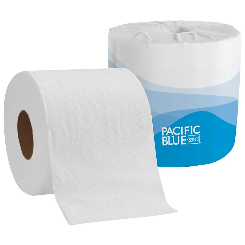 2-Ply Embossed Toilet Paper by GP PRO, White, 550 Sheets/Roll, 40 Rolls/Case (18240/01)<Pacific Blue Select Discount