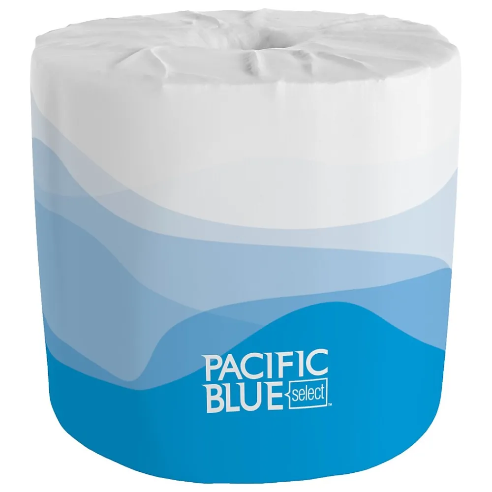2-Ply Embossed Toilet Paper by GP PRO, White, 550 Sheets/Roll, 40 Rolls/Case (18240/01)<Pacific Blue Select Discount