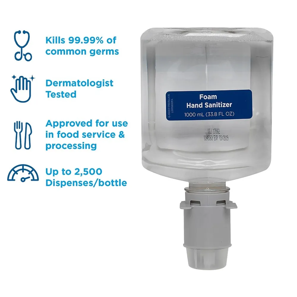 Foaming Hand Sanitizer Refills, 33.8 Oz., 4/Carton (43335)<Pacific Blue Ultra Clearance