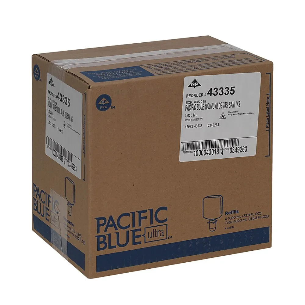 Foaming Hand Sanitizer Refills, 33.8 Oz., 4/Carton (43335)<Pacific Blue Ultra Clearance