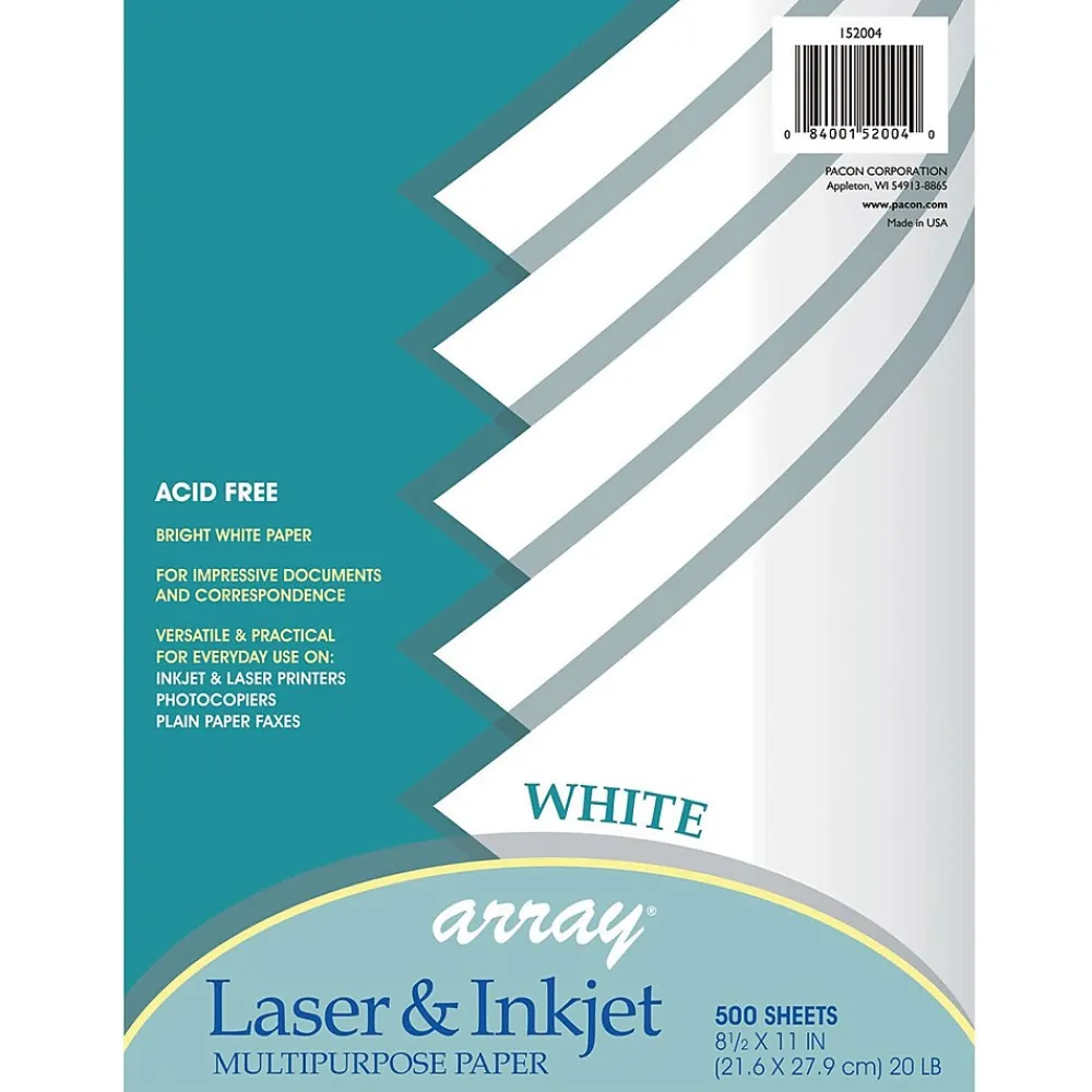 Multipurpose Paper*Pacon 8.5" x 11" Multipurpose Paper, 20 lbs., 500 Sheets/Ream (PAC152004-2)