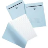 Notebooks|Pacon Corporation Examination Books, 4 Sheets/8 Pages, Wide Ride, Blue Cover, 7"H x 8 1/2"W