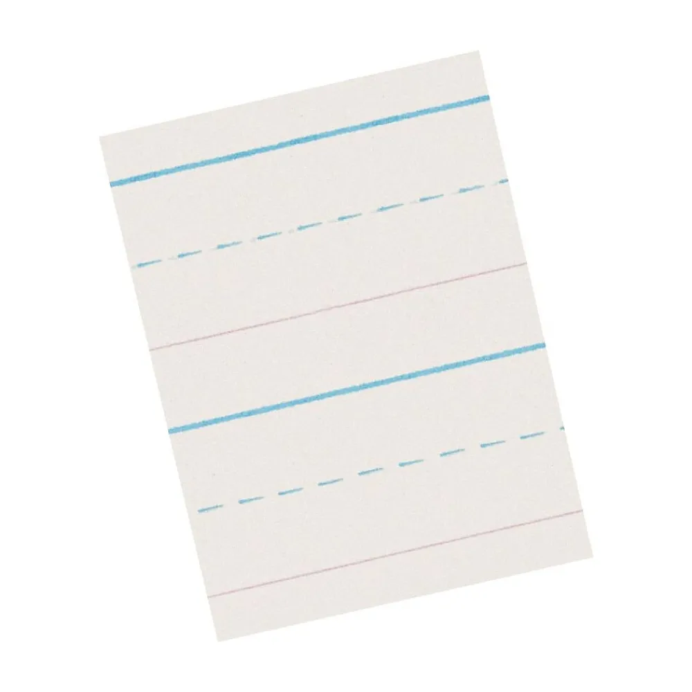 Classroom Paper*Pacon Newsprint Storybook 11" x 8-1/2", 5/8" Ruled Long Way, White, 500 Sheets/Pack (PAC2691)