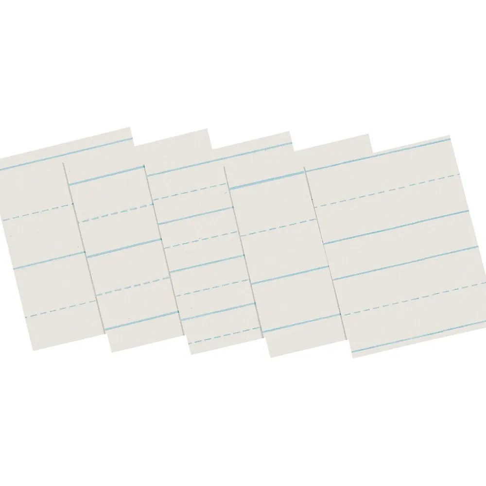 Classroom Paper*Pacon Skip-A-Line Newsprint, 11" x 8.5", Ruled, 500 Sheets/Ream