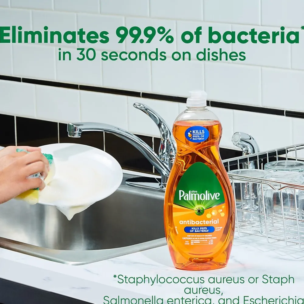 Ultra Antibacterial Liquid Dish Soap, Orange, 20 oz., 9/Carton (US04232ACT)<Palmolive New
