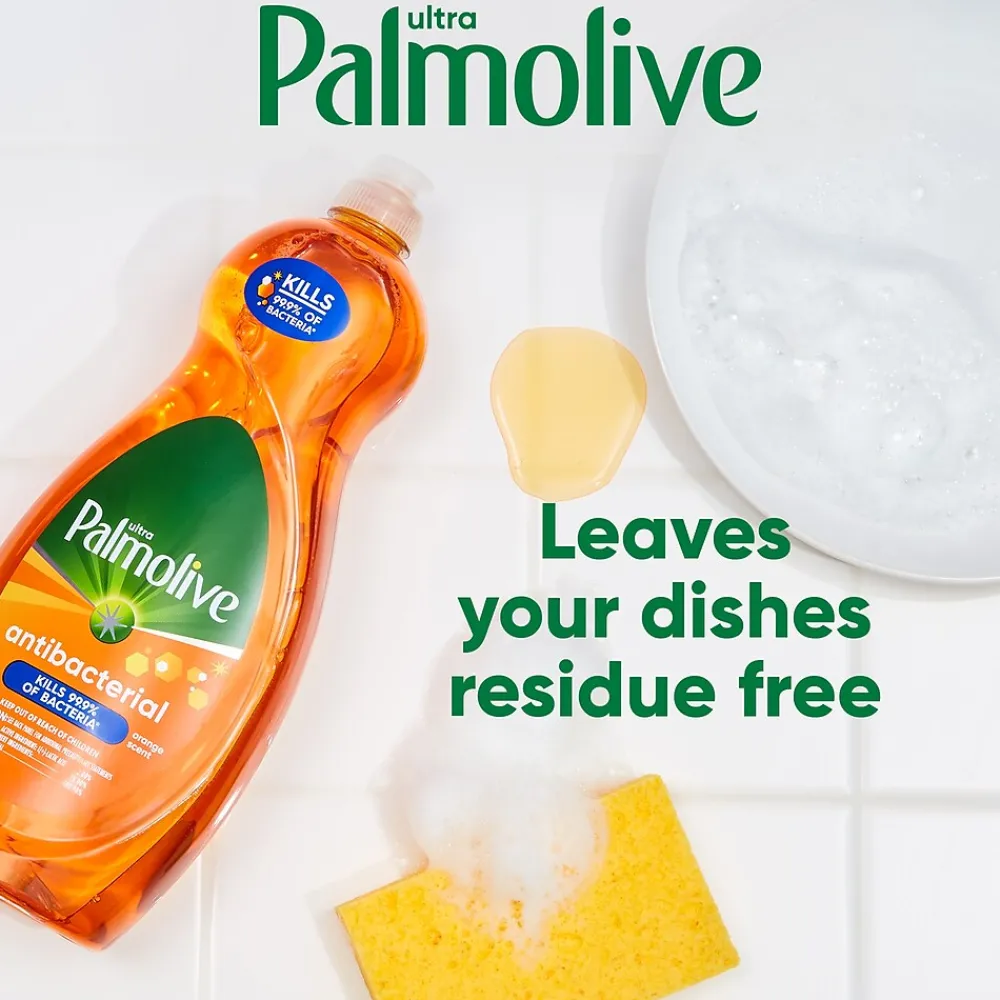 Ultra Antibacterial Liquid Dish Soap, Orange, 20 oz., 9/Carton (US04232ACT)<Palmolive New