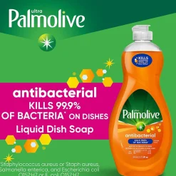 Ultra Antibacterial Liquid Dish Soap, Orange, 20 oz. (US04232A)<Palmolive Hot