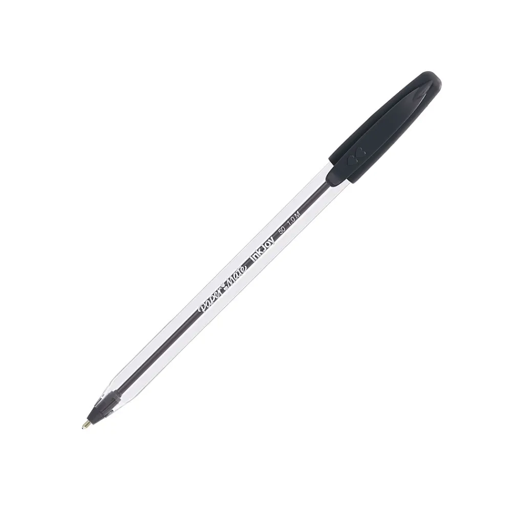 Pens|Paper Mate InkJoy 50ST Ballpoint Pen, Medium Point, Black Ink, Dozen (2013154)