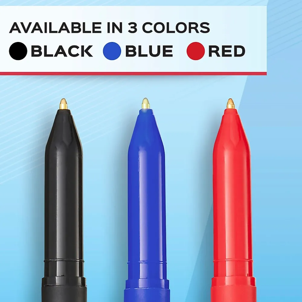 Pens|Paper Mate Write Bros. Ballpoint Pen, Medium Point, Black Ink, 60/Pack (4621401)