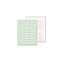Security & Carbon*Paris DocuGard 8.5" x 11" Medical Security Paper, 24 lbs., Blue and Canary, 500 Sheets/Ream, 2500/Carton (04544P)
