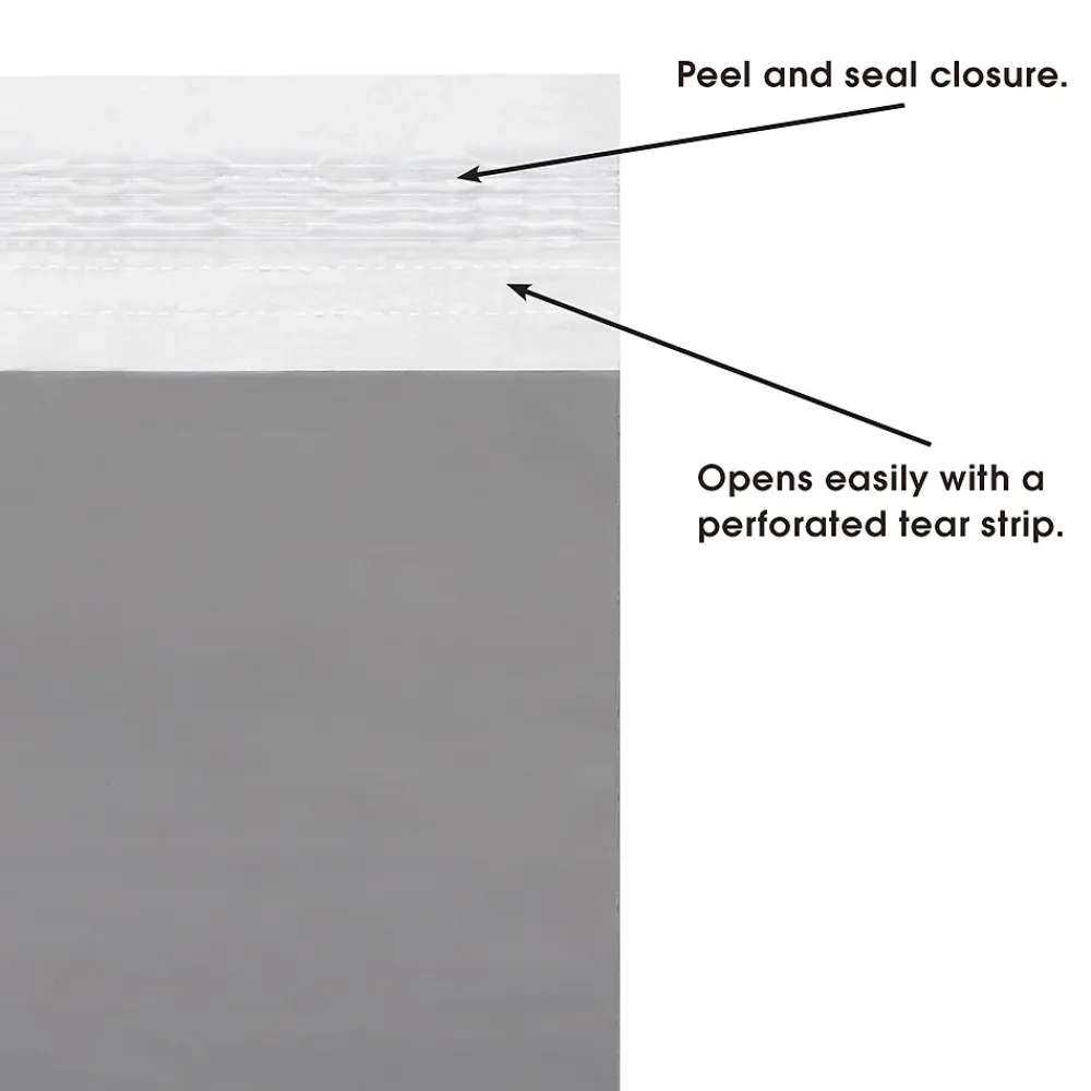 Hot Partners Brand Clear View Poly Mailers, 5" x 7", 100/Case (CV57)