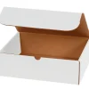 Discount Partners Brand Corrugated Mailers, 10" x 7" x 4", White, 50/Bundle (M1074)