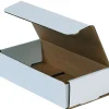 Sale Unbranded Partners Brand Corrugated Mailers, 9" x 4" x 2", White, 50/Bundle (M942)
