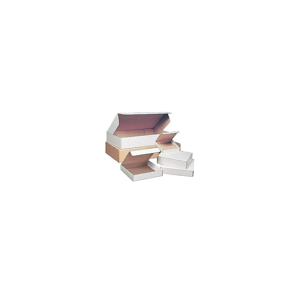 New Partners Brand Deluxe Literature Mailer, 8" x 8" x 2.75", White, 50/Bundle (MFL882)