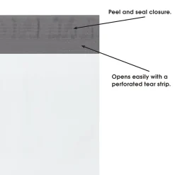 Sale Partners Brand Expansion Poly Mailers, 15" x 20" x 4", White, 100/Case (EPM15204)