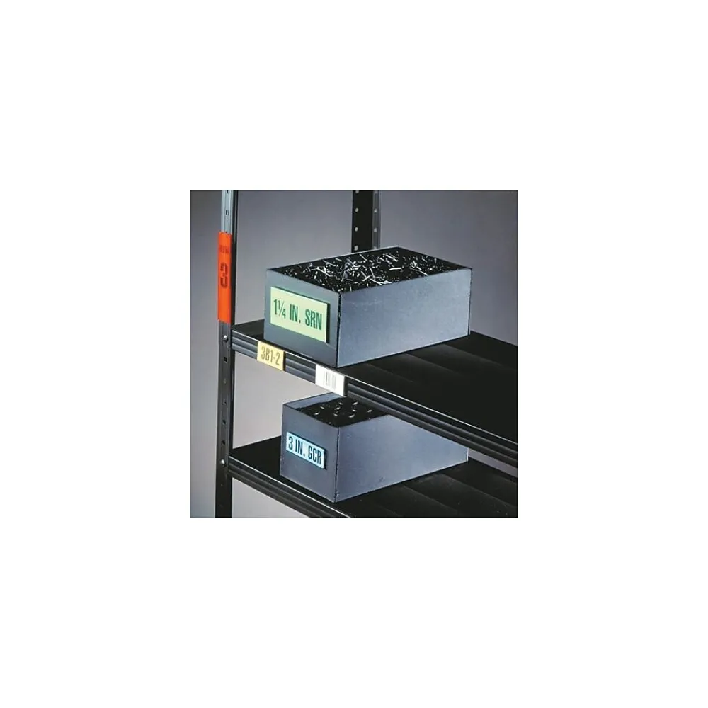 Labels|Partners Brand HOL-DEX® Self-Adhesive Plastic Label Holder, 1" x 6", 12/Case