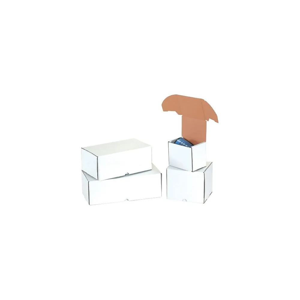 Unbranded Partners Brand Outside Tuck Mailers, 7 5/8" x 5 7/16" x 3 9/16", White, 25/Bundle (MEZ753)