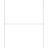 Online Tape Logic Partners Brand Rectangle Laser Labels, 8 1/2" x 5 1/2", Glossy White, 200/Case (LL205)