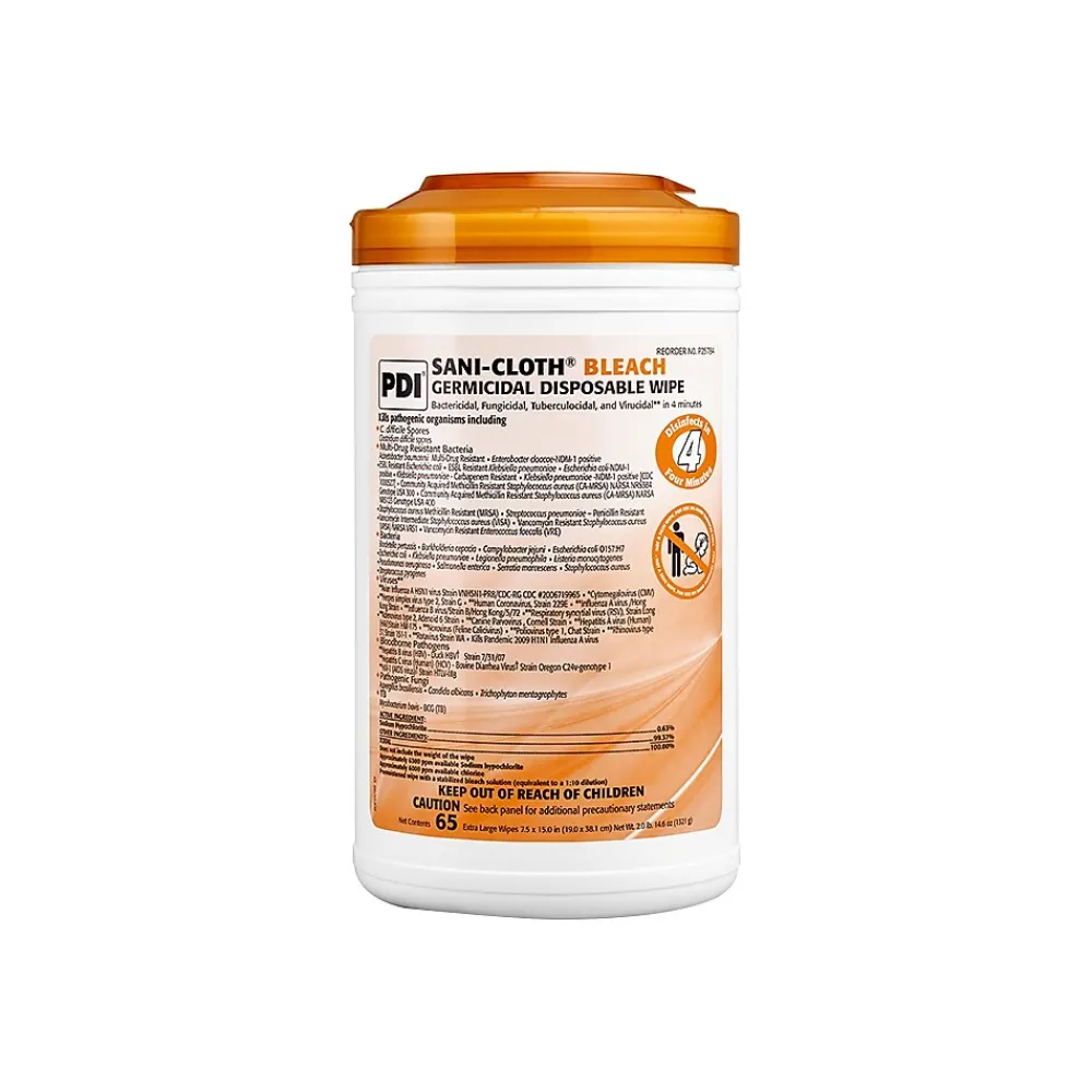 Sani-Cloth Disinfecting Wipes, 65/Pack (P25784)<PDI Clearance