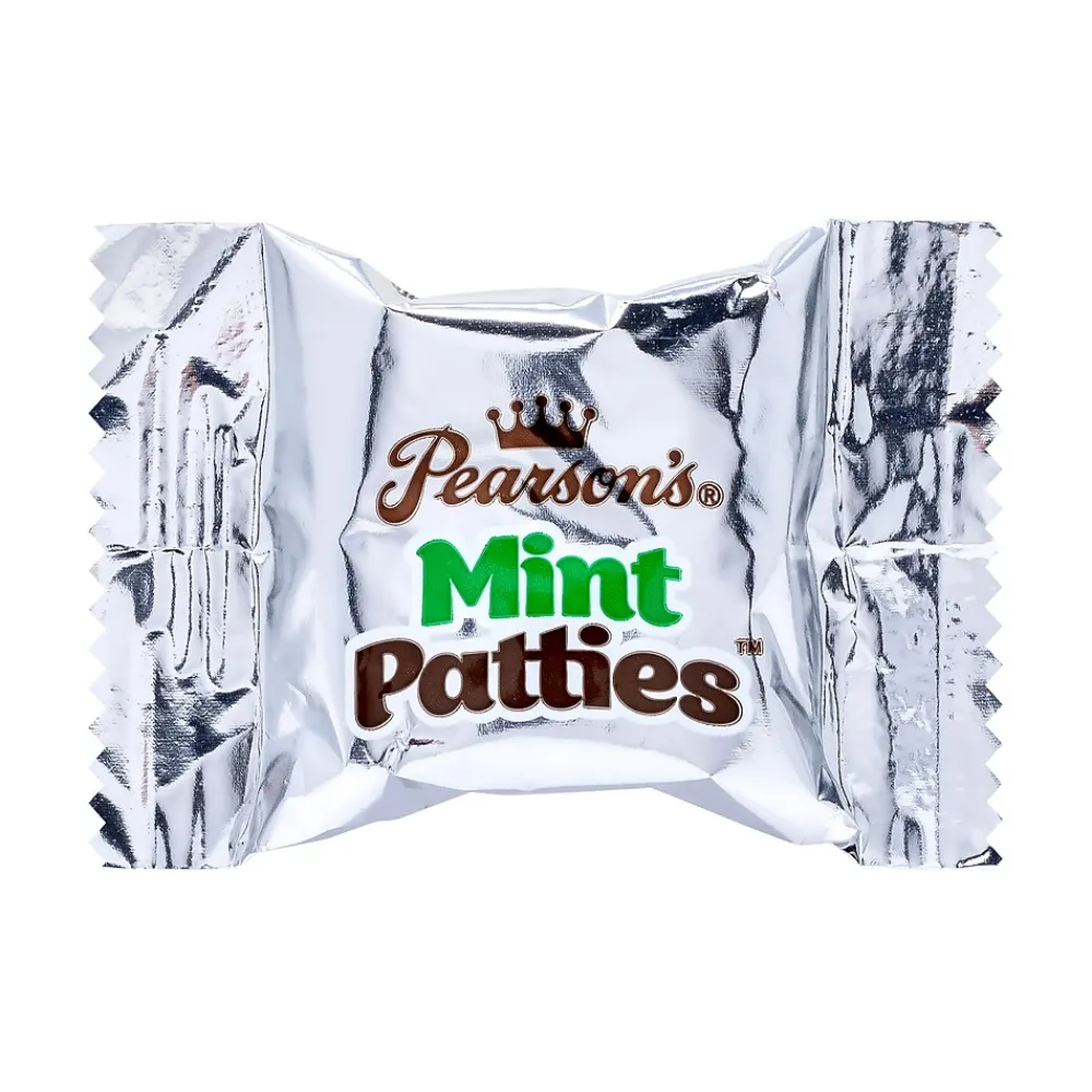 Pearson's Patties Dark Chocolate Mint Candy Bar, 48oz., 175/Carton (209-00558)