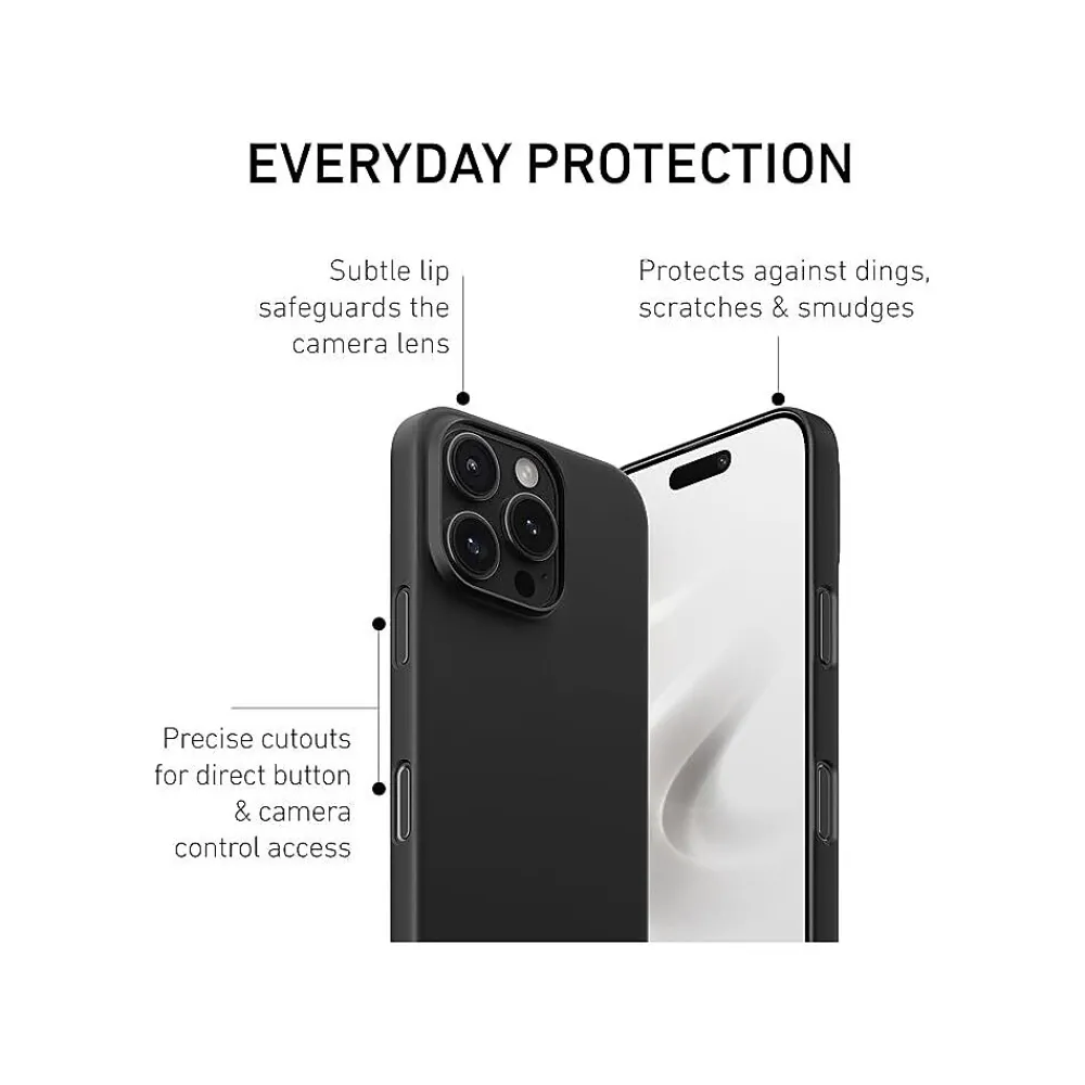 PEEL Magnetic Thin Series MagSafe Phone Case for iPhone 16 Pro Case, Black (I16_PRO_MAG_BLK)