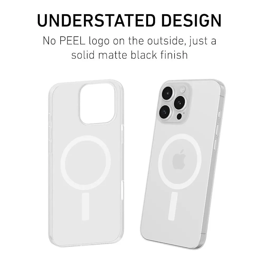 PEEL Magnetic Thin Series MagSafe Phone Case for iPhone 16 Pro Max Case, Clear (I16_PMX_MAG_CLR)