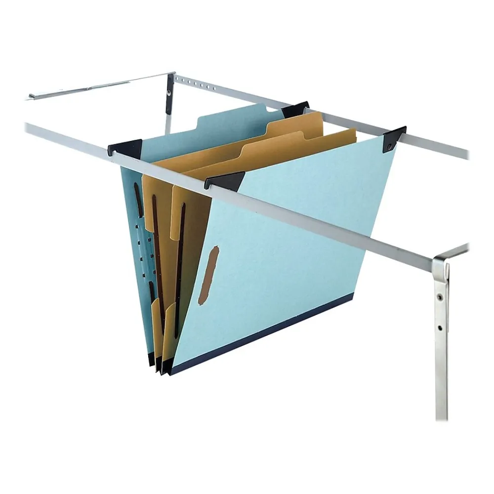 Hanging File Folders|Pendaflex Classification Hanging File Folders, Letter Size, Light Blue, 10/Box (PFX 59252)