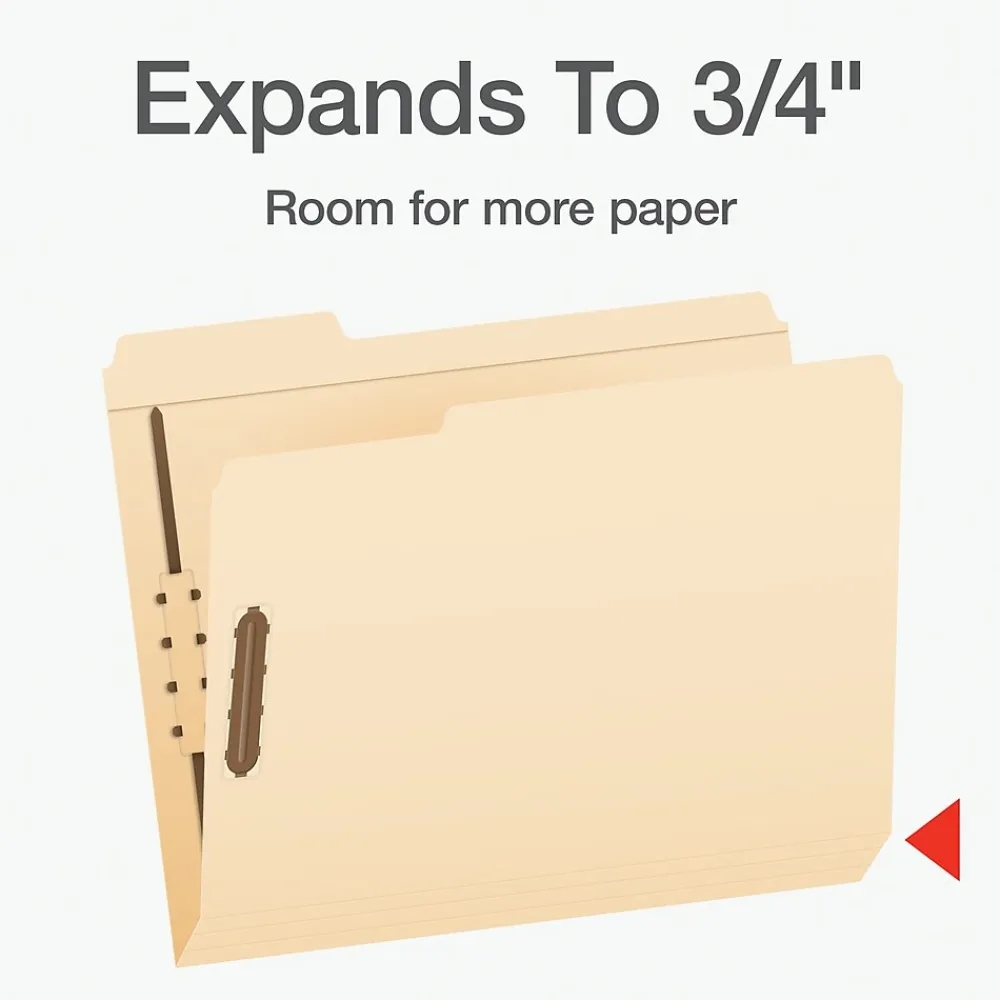 File Folders|Pendaflex File Folder, 1-Tab, Letter Size, Manila, 50/Box (1006993)