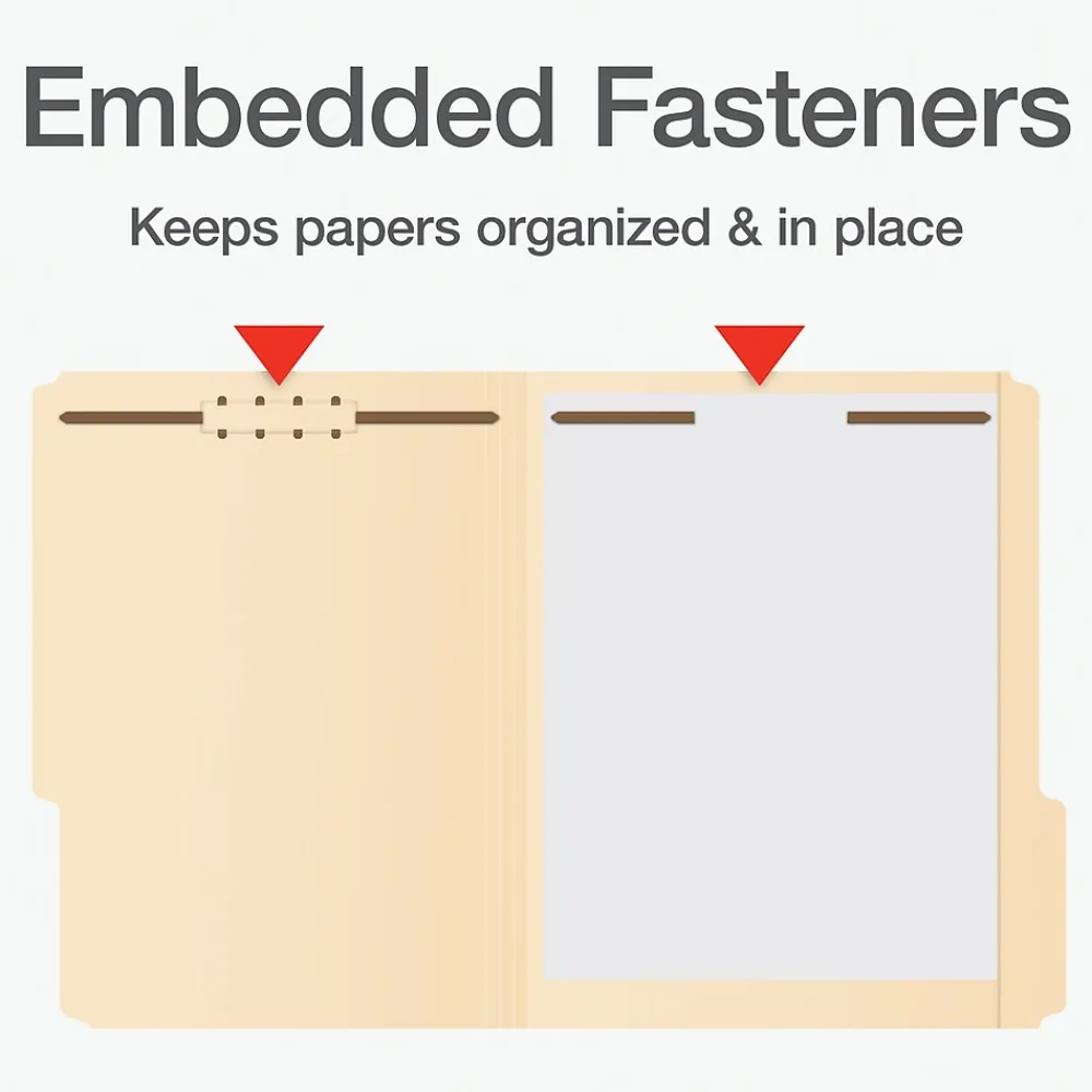 File Folders|Pendaflex Heavy Duty File Folder, 1-Tab, Letter Size, Manila, 50/Box (1006994)