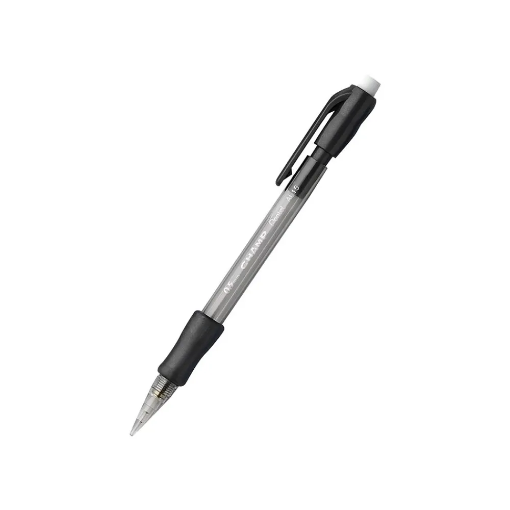 Pencils|Pentel Champ Mechanical Pencil, 0.5mm, #2 Medium Lead, Dozen (AL15A)