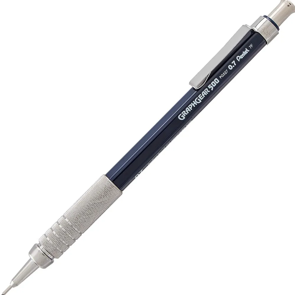 Pencils|Pentel Graph Gear 500 Mechanical Pencil, 0.7mm, #2 Medium Lead (PG527LEBP)