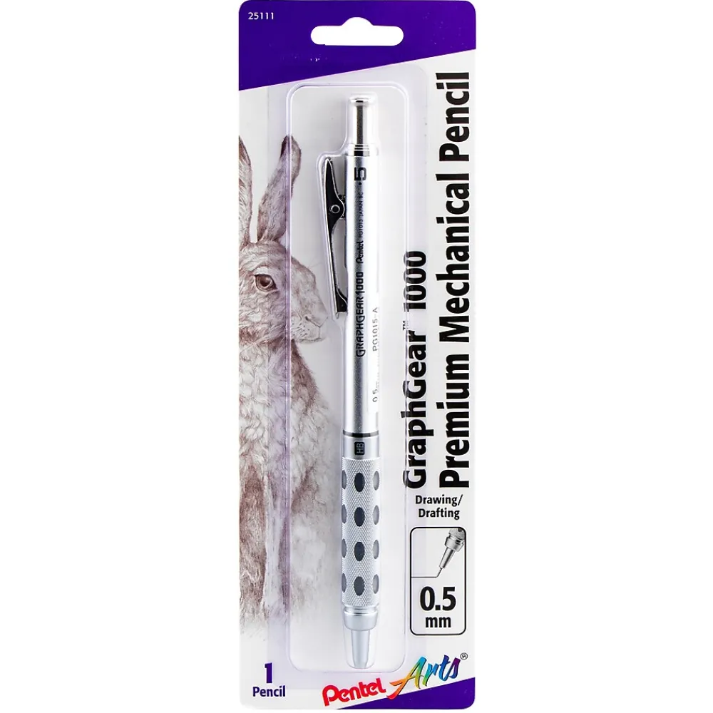 Pencils|Pentel GraphGear 1000 Mechanical Pencil, 0.5mm (PTAPG1015APABP)