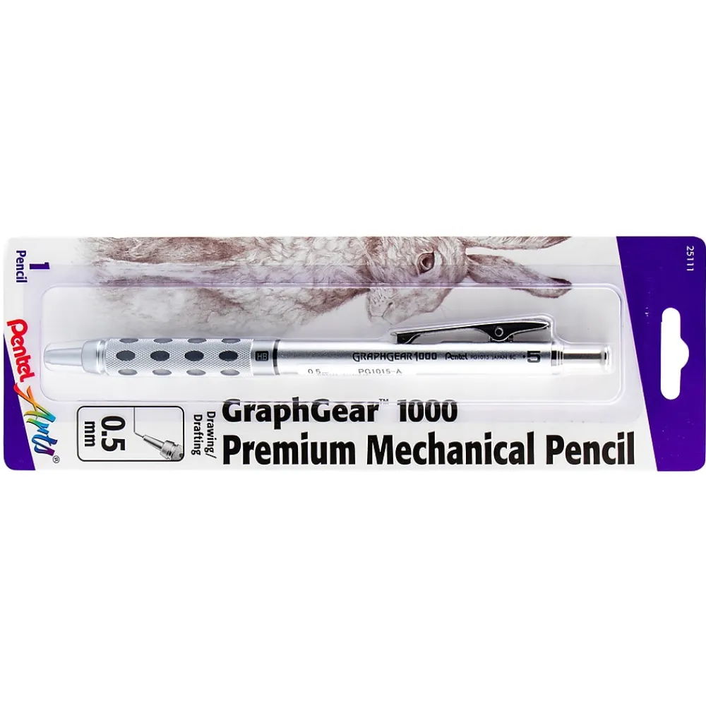 Pencils|Pentel GraphGear 1000 Mechanical Pencil, 0.5mm (PTAPG1015APABP)