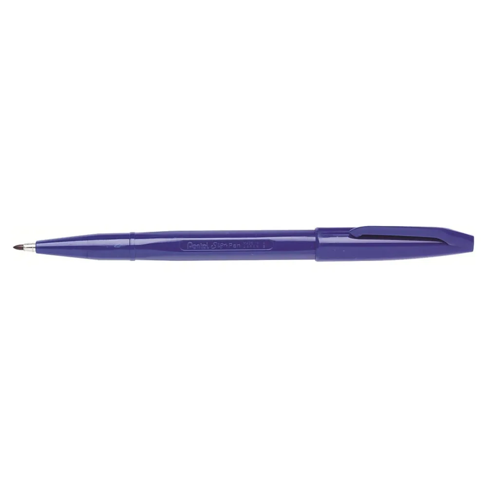 Pens|Pentel Sign Gel Pens, Fine Point, Blue Ink, Dozen (S520-C)
