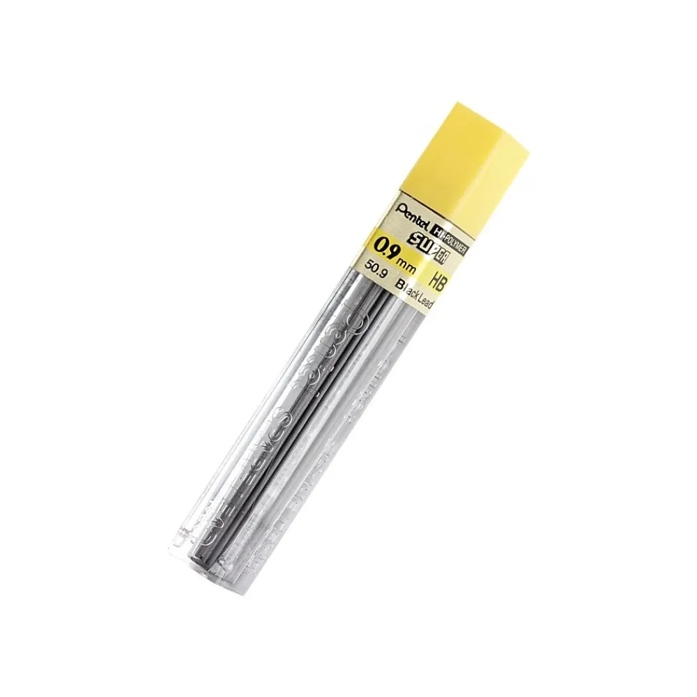 Pencils|Pentel Super Hi-Polymer Lead Refill, 0.9mm, 15/Leads (50-9HB)