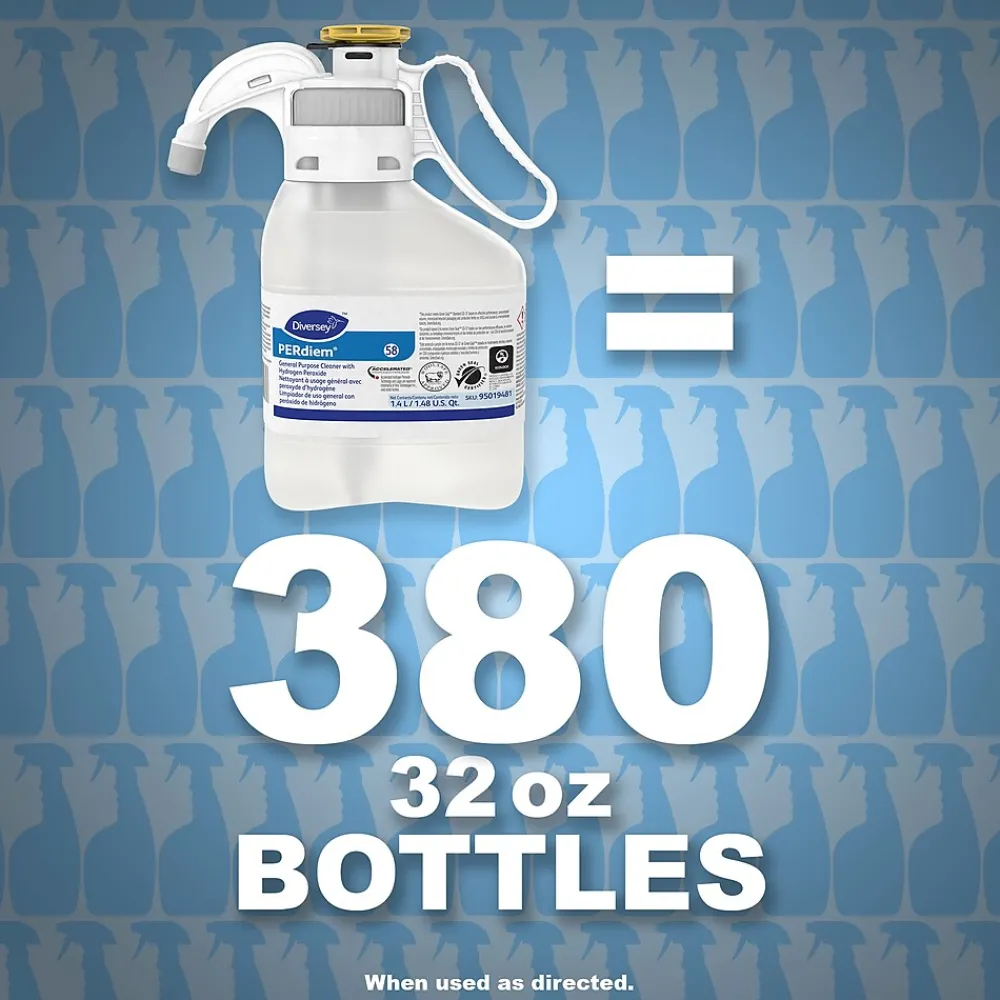 58 Multipurpose Cleaner for Diversey SmartDose, 1.4 L / 1.48 U.S. Qt. (95019481)<Perdiem New