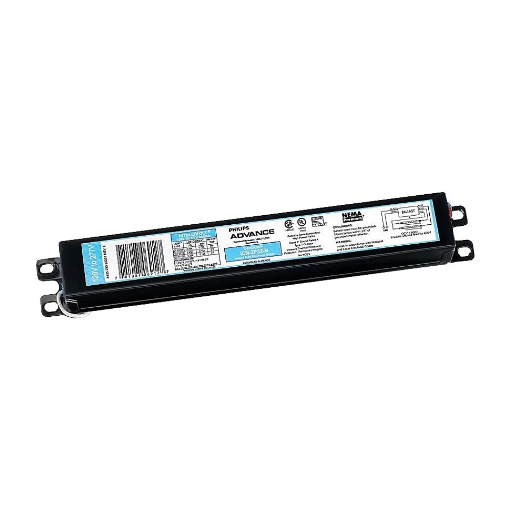 Philips Centium Electronic Ballast for T8 Linear Lamps, 2 Lamp, 10PK