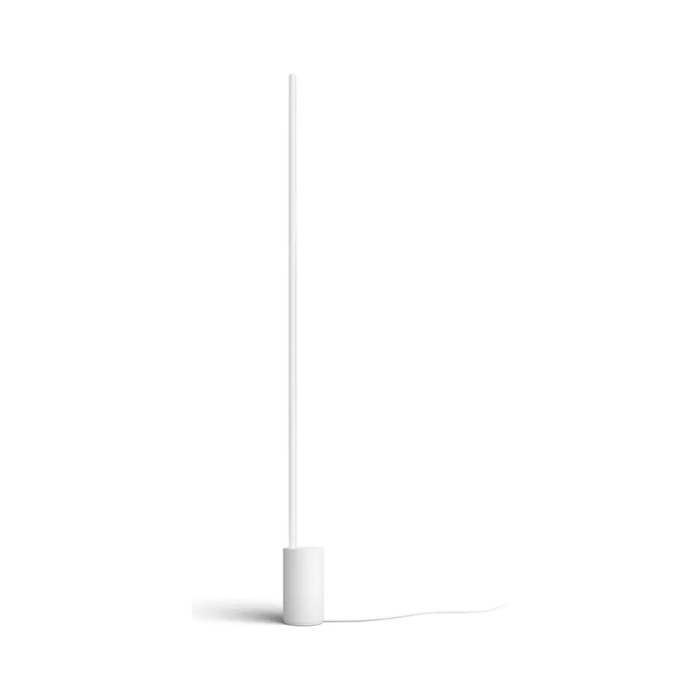 Philips Gradient Signe 57.4" LED White Floor Lamp with Stick Shade (573709)