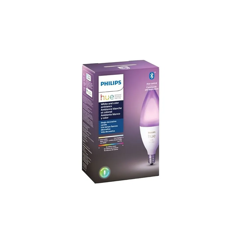 Philips Hue E12 Bluetooth Smart LED Bulb White and Color Ambiance (556968)