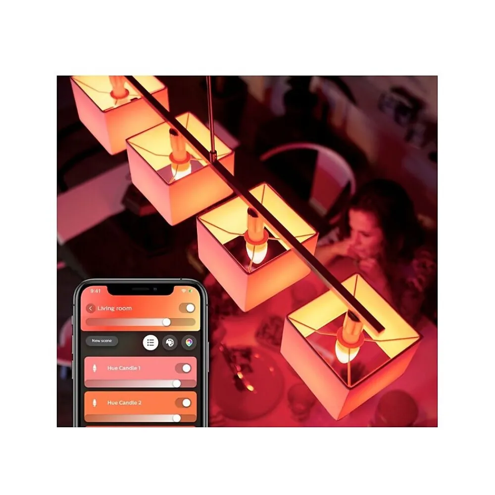 Philips Hue E12 Bluetooth Smart LED Bulb White and Color Ambiance (556968)