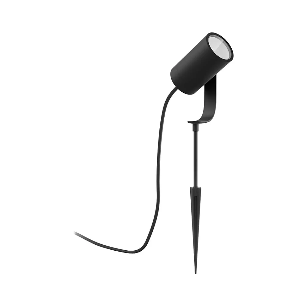 Philips Hue Lily LED 3-Piece Outdoor Spotlights, Black (1746730V7)