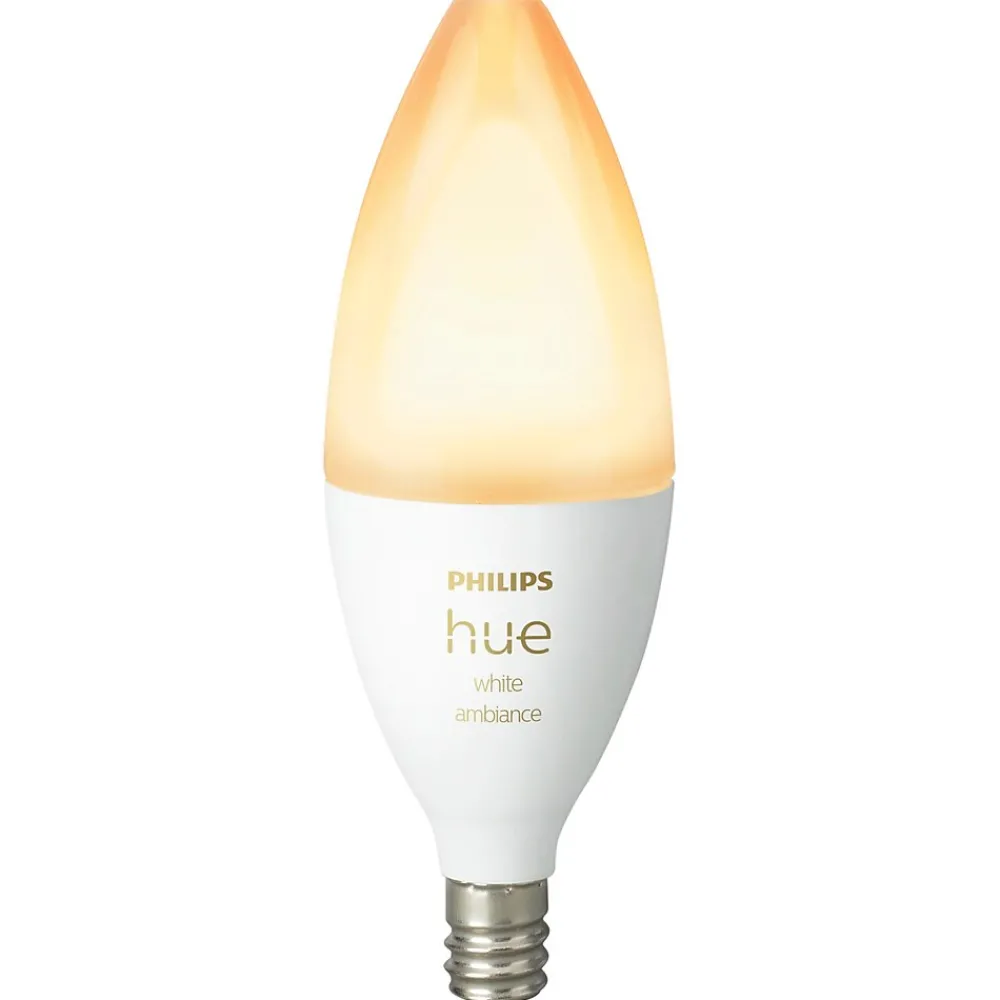 Philips Hue 40W Equivalent B39 LED Smart Bulb, White (573089)
