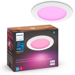 Philips Hue 15W Slim LED Smart Downlight, White And Color Ambiance (579573)