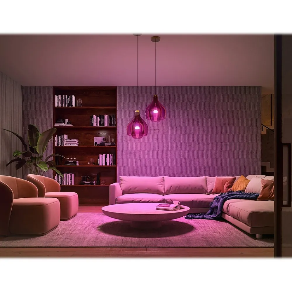 Philips Hue White Light Bulb, A21 16 Million Colors 10.5W E26, 2/Pack (563361)