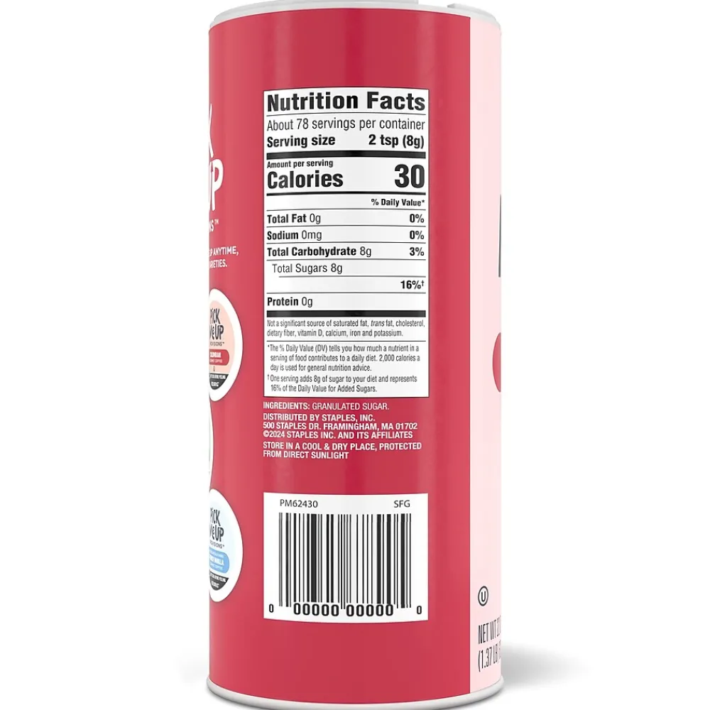 Pick Me Up Provisions™ Pure Sugar, 22 oz. Canister, 8/Pack (PM62430/90698)
