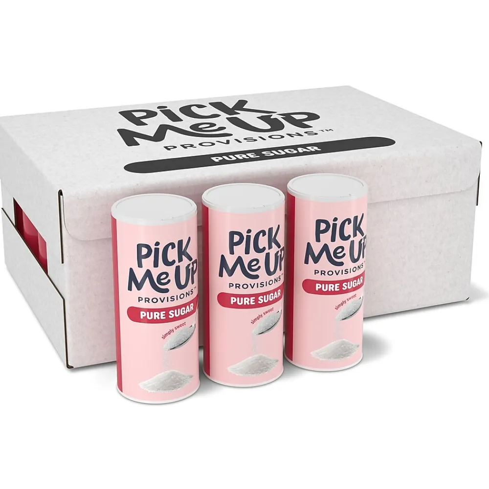 Pick Me Up Provisions™ Pure Sugar, 20 oz. Canister, 24/Carton (PM62433/94205)