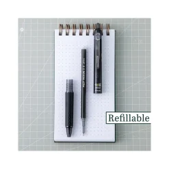 Pens|Pilot FriXion Synergy Clicker Retractable Erasable Gel Pen, Extra Fine Point, Black Ink, 3/Pack (FXYC3BLKE)