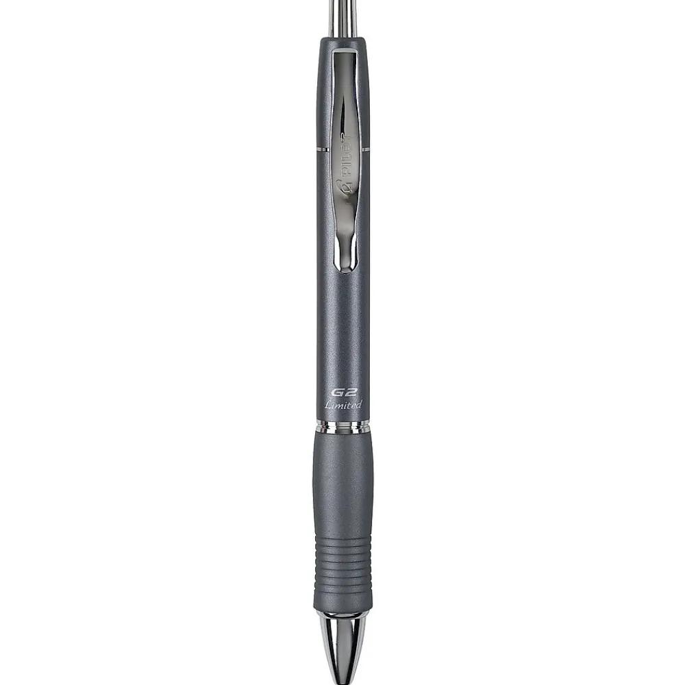 Pens|Pilot G2 Limited Gel Pen, Fine Point, Black Ink (31152)