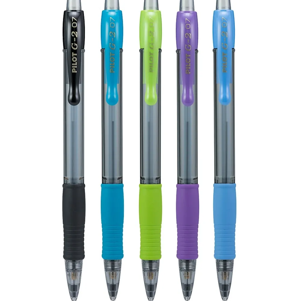Pencils|Pilot G2 Mechanical Pencil, 0.7mm, #2 Hard Lead, 5/Pack (31776)